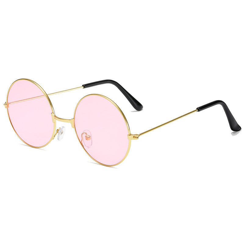 Wholesale Zhendianzhibao Retro Round PC Sunglasses